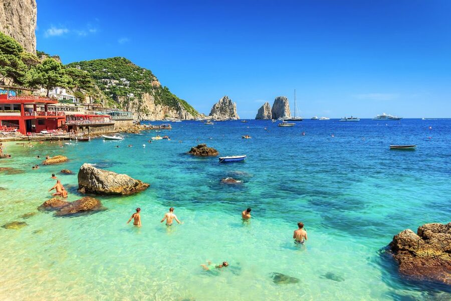 From Naples: Capri Guided Tour with Ferry Tickets & Minibus - Returning to Naples without ferry stress