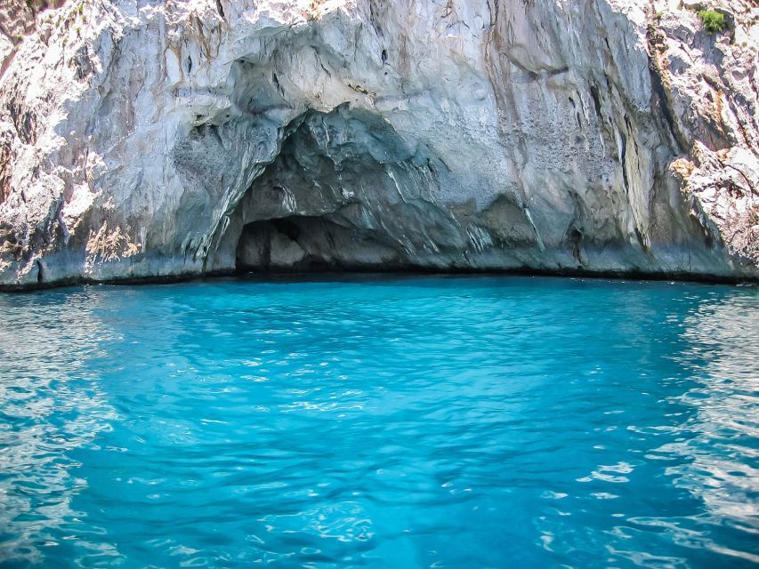 From Naples: Full-Day Capri Island and Blue Grotto Tour - From Naples to Marina Grande by hydrofoil