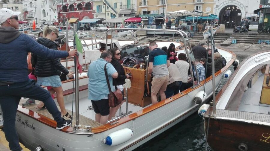 From Naples: Full-Day Capri Island and Blue Grotto Tour - Reaching the Blue Grotto by boat