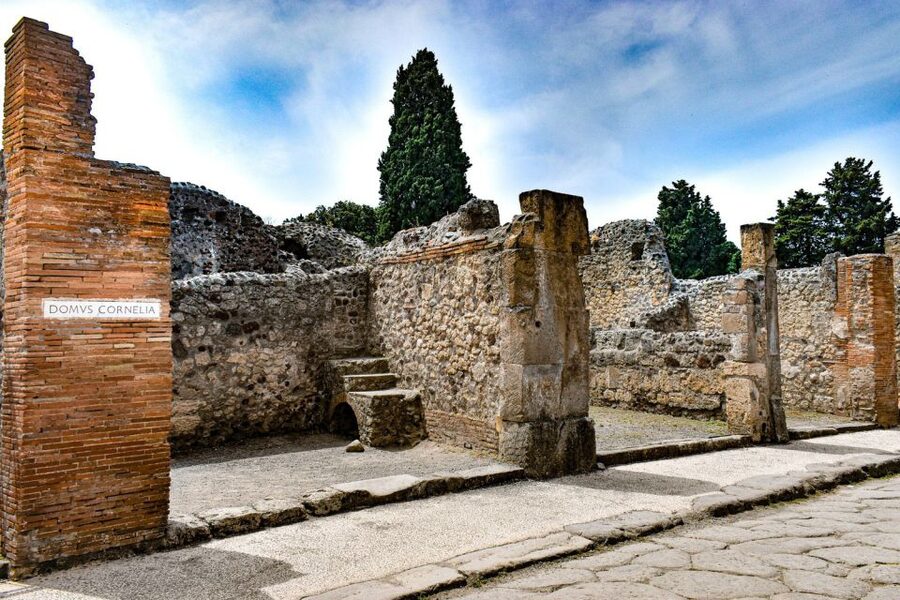 From Naples: Ruins of Pompeii - Villas and the house of Pompeii’s richest man