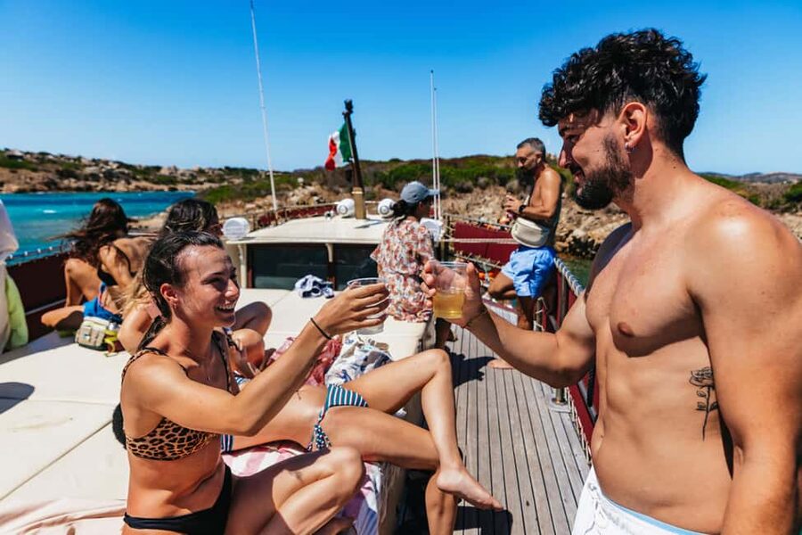 From Palau/La Maddal: Boat Tour of La Maddalena Archipelago - What life is like aboard Apollo II
