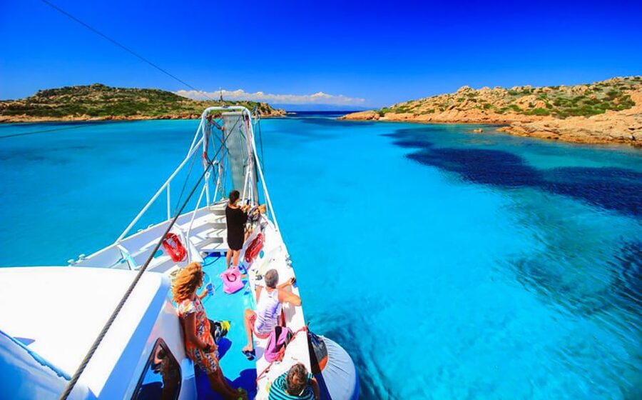 From Palau: La Maddalena Archipelago Day Tour by Boat - Santa Maria, clear water and white sand