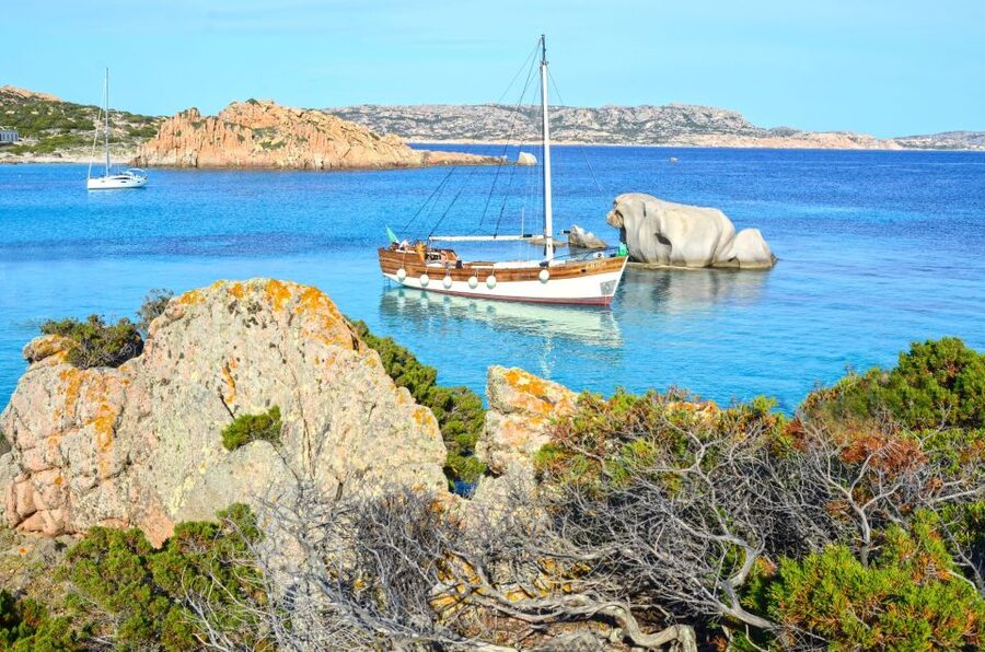 From Palau or La Maddalena: Archipelago Sailing Ship Tour - Spargi and Cala Corsara