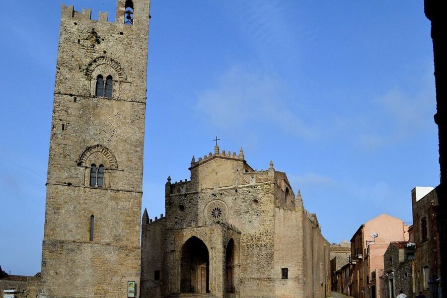 From Palermo: Erice, Salt Pans, and Segesta Day Trip - Erice, a medieval town above the clouds