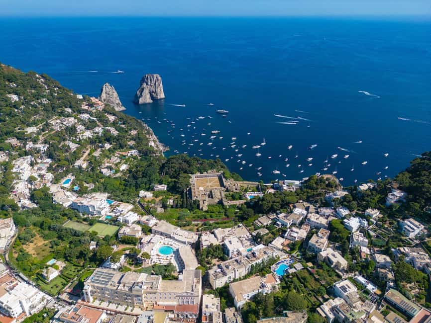 From Positano: Day trip to Capri - Group Tour by boat - The Blue Grotto: beautiful, optional, and uncertain