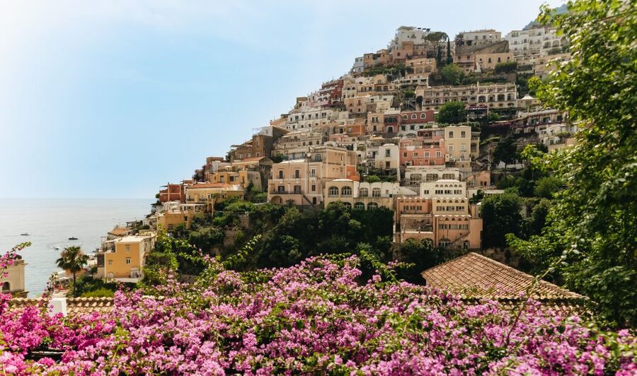 From Rome: Pompeii, Amalfi Coast and Positano Day Trip - Positano: two hours of steep lanes and sea views