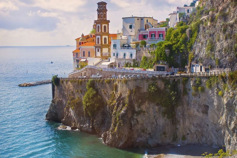 From Rome: Positano & Amalfi Coast Day Trip by Train & Ferry - Amalfi: cathedral square and a more compact visit