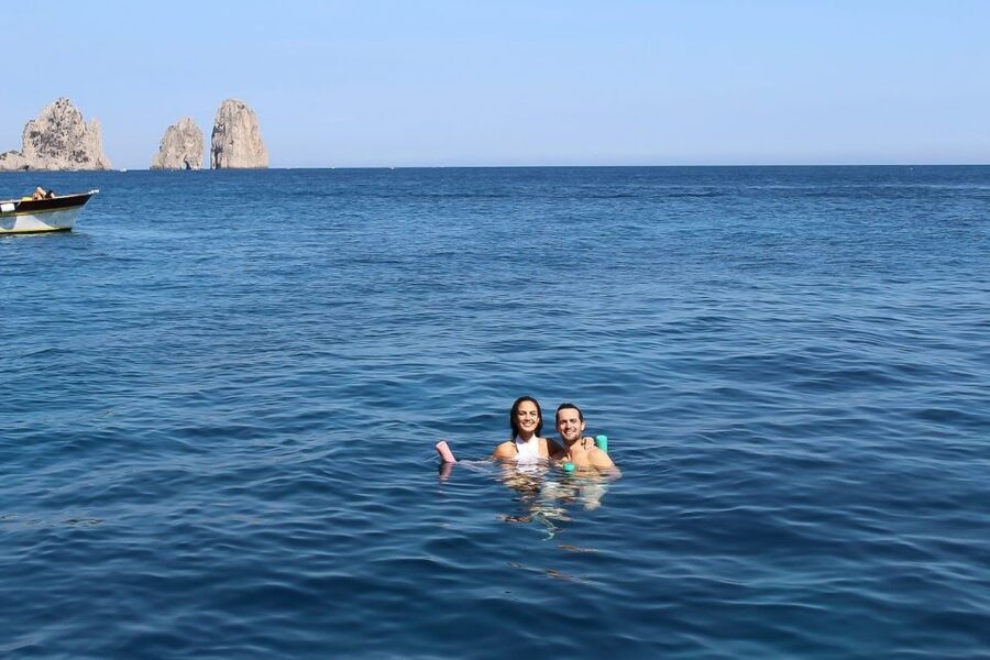 From Salerno: Day Trip to Amalfi Coast by Boat with Drinks - Swimming Stops in Clear Blue Water
