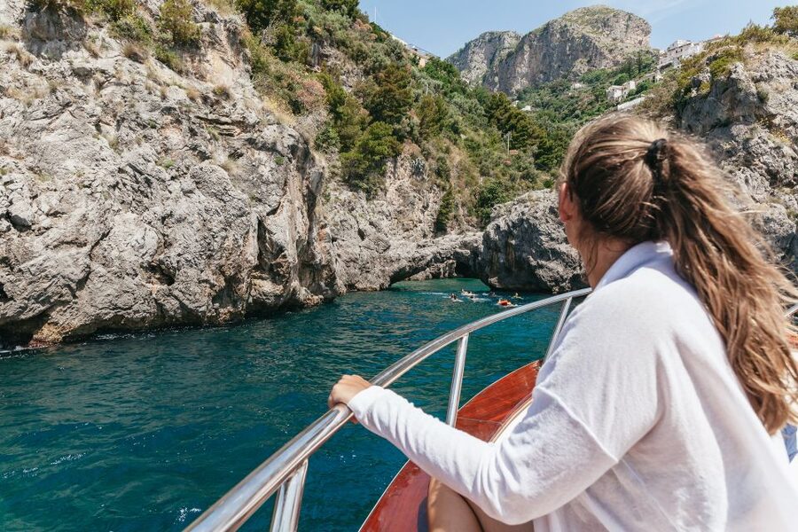 From Sorrento: Amalfi and Positano Full-Day Trip by Boat - Nerano and the swimming stop