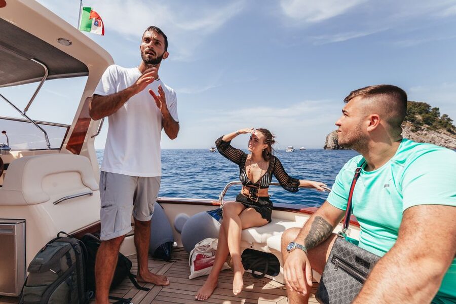 From Sorrento: Amalfi and Positano Full-Day Trip by Boat - The crew and the style of guiding