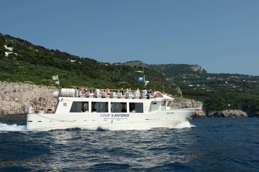 From Sorrento/Nerano: Capri Island Cruise with Guide Onboard - Six hours to choose your own Capri
