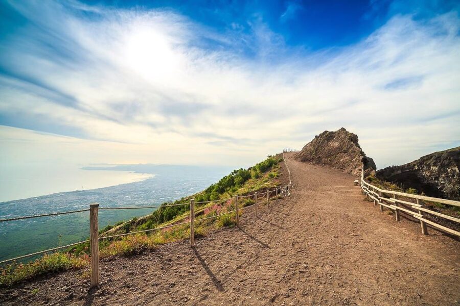 From Sorrento: Pompeii and Vesuvius Tour - The bus ride to Mount Vesuvius