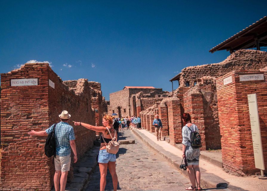 From Sorrento: Pompeii Ruins All-inclusive Guided Tour - Baths, theaters, and everyday routines