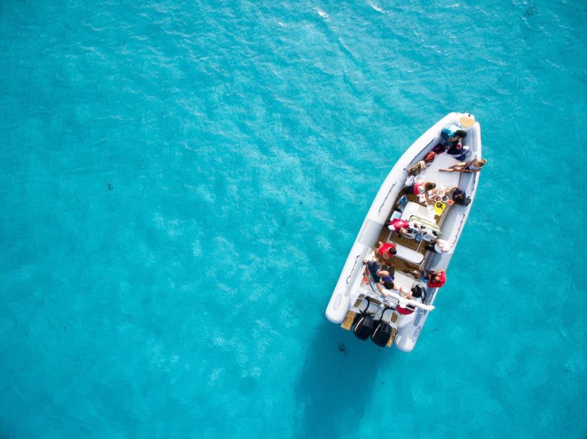 From Stintino: Half-day dinghy tour in Asinara Gulf - The Natural Swimming Pools of Fornelli