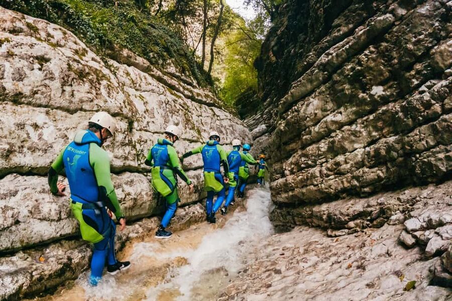 From Tignale, Lake Garda: Beginner-Friendly Canyoning Tour - How the guides affect the experience