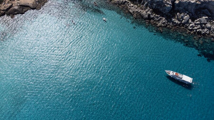 From Trapani: Day Cruise to Favignana & Levanzo with Lunch - Swimming in clear water, with a crowded finish