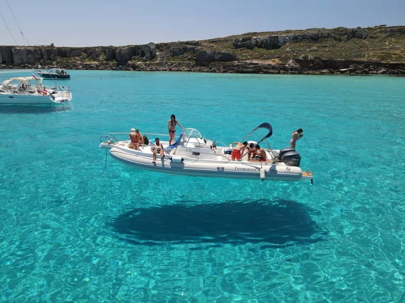 From Trapani: Egadi Islands Favignana & Levanzo Cruise - Leaving Trapani on a 12-person speedboat