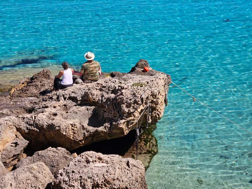 From Trapani: Favignana and Levanzo Shuttle Tour - Levanzo’s coast and the Faraglione sea stack
