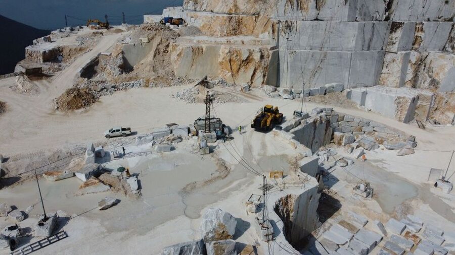 From Tuscany Carrara: Marble Quarries Tour by Jeep - Open-air quarries and the Miseglia Valley view