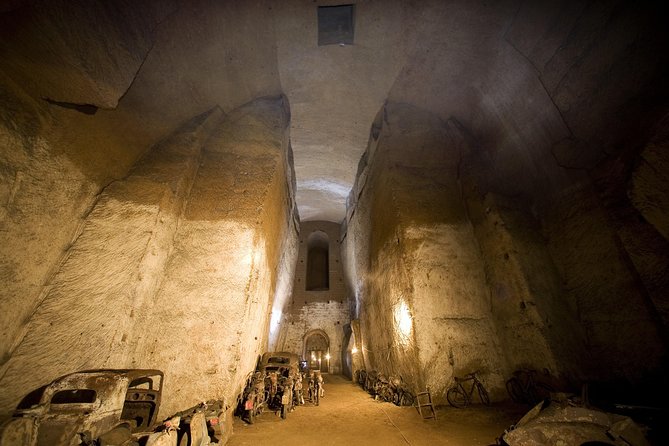 Galleria Borbonica Entrance Ticket in Standard Route - The stairway into the Chiaia district
