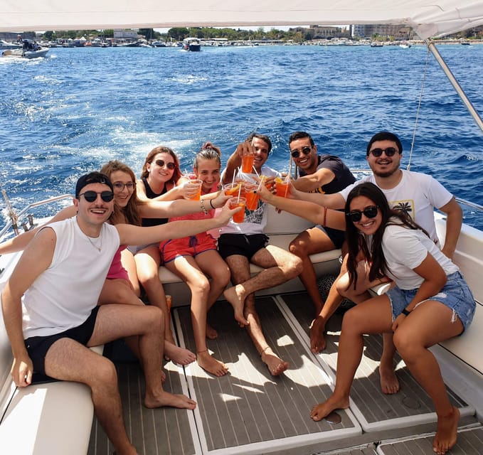 Giardini Naxos: Taormina & Isola Cruise Bella with Aperitif - Prosecco, almond sweets, and music on board