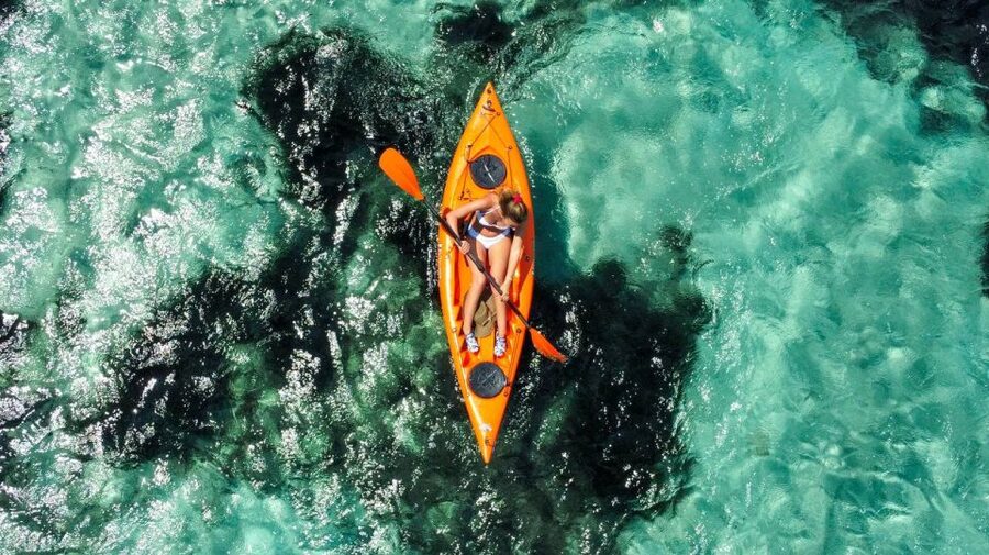 Golfo Aranci: Kayak Tour with Dolphins and Aperitif - Figarolo Island and the Sardinian aperitif