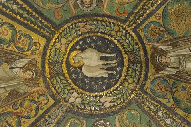Guided Tour of Mosaic Tiles in Ravenna - The blue dome of the Neonian Baptistery