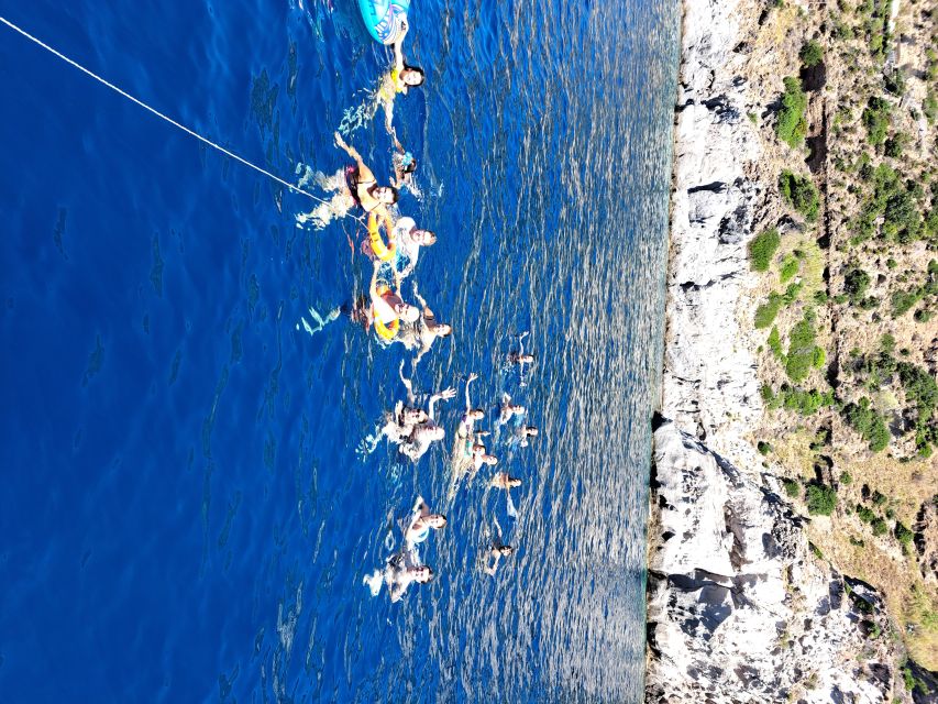Ischia: Island Boat Tour with Neapolitan Lunch & Snorkeling - Sant’Angelo brings the first real swim