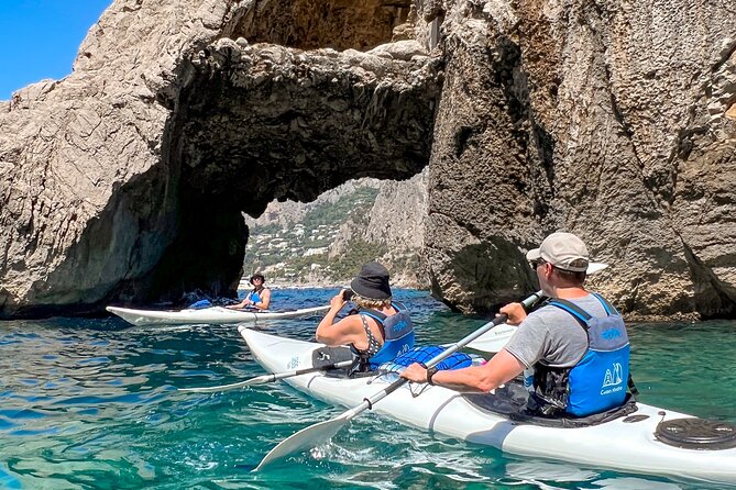 Kayak tour in Capri between caves and beaches. Photos included. - What $52.99 gets you