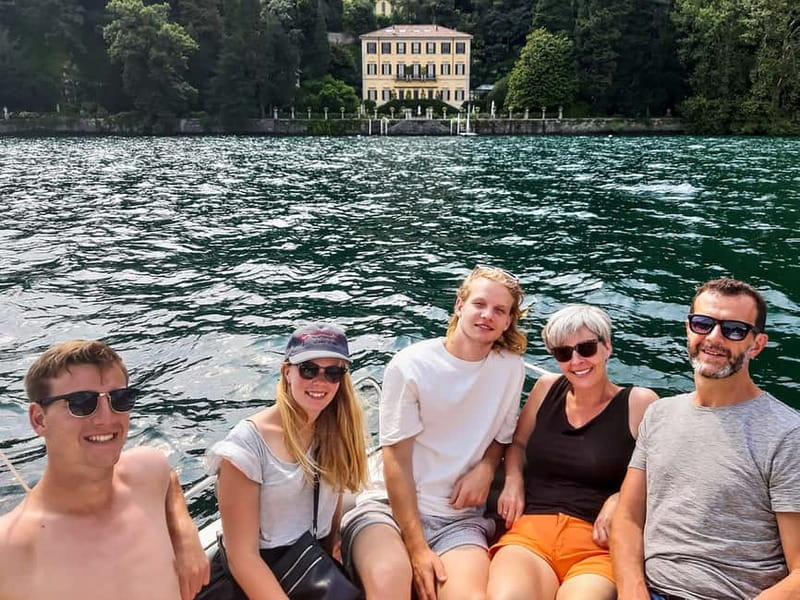 Lake Como: 2h Shared Boat Tour with Wine Tasting - Blevio, Mandarin Oriental, and Villa Geno