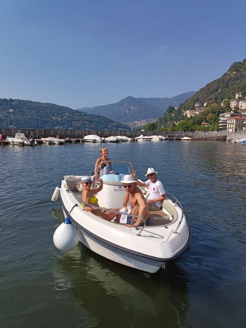 Lake Como: 3-Hour Boat Rental - Swimming, Sun, and Cold Water