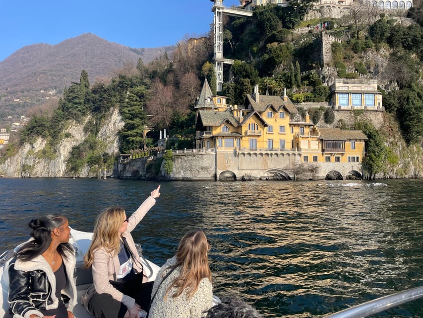 Lake Como: Shared Boat Tour with Prosecco Aperitif - Villa Geno and the Smaller Historic Residences