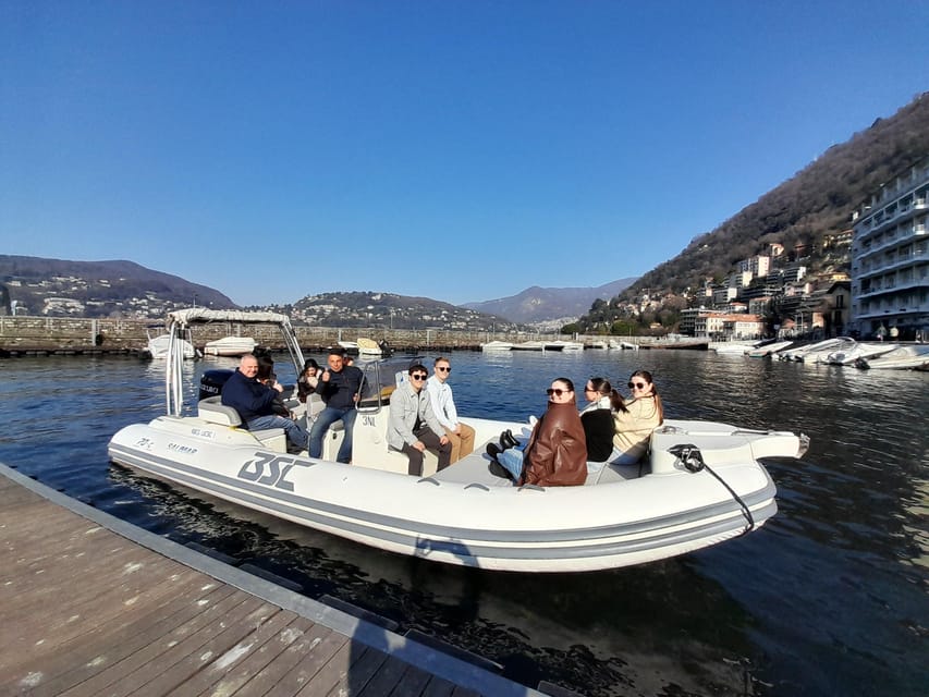 Lake Como: Shared Boat Tour with Prosecco Aperitif - Tempio Voltiano and the Mandarin Oriental Pause