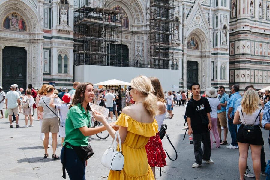 Livorno: Florence Optional Walking Tour and Accademia Entry - Arriving near Santa Maria Novella