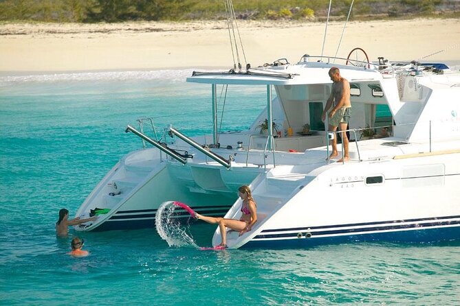 Luxury catamaran from Porto Rafael-Palau to the Maddalena Archipelago - Starting near Punta Sardegna at 9:30