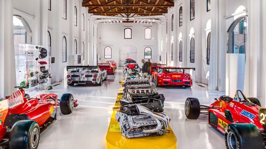 Maranello and Modena: Ferrari Museums Combo Tickets - Engines arranged by type, from small cylinders to Formula 1