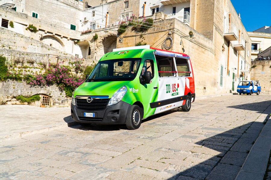 Matera: Open Top Bus Tour with Entrance to Casa Grotta - Piazza San Pietro Caveoso is the atmospheric finish
