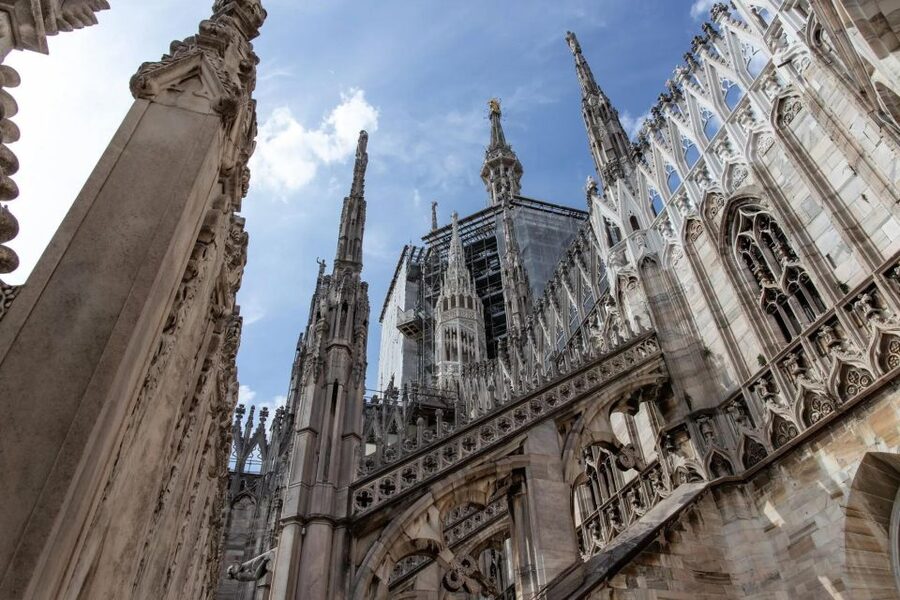 Milan: Cathedral and Terraces Guided Tour with Tickets - The Terrace Upgrade and the Golden Madonnina