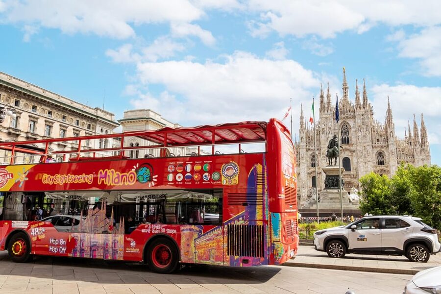 Milan: City Sightseeing Hop-On Hop-Off Bus with Audio Guide - Key points to know before you board