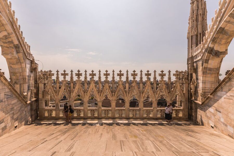 Milan Duomo and Rooftop 2-Hour Guided Tour - Milan from the highest level of the roof