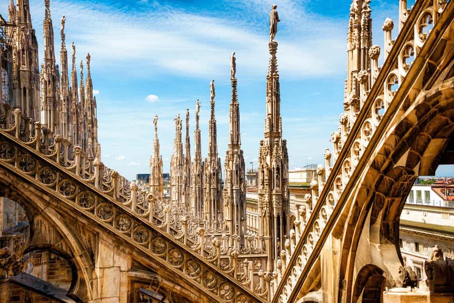 Milan Duomo Cathedral and Rooftop Terrace Guided Tour - The Duomo Museum and San Gottardo add a quieter finish