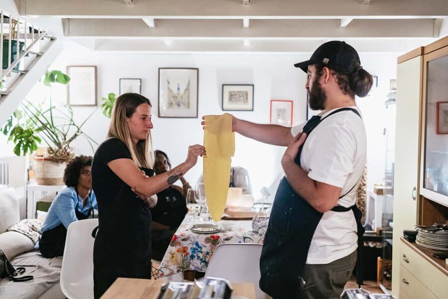 Milan: Pasta & Tiramisu Cooking Class with Premium Products - Why the private loft setting matters