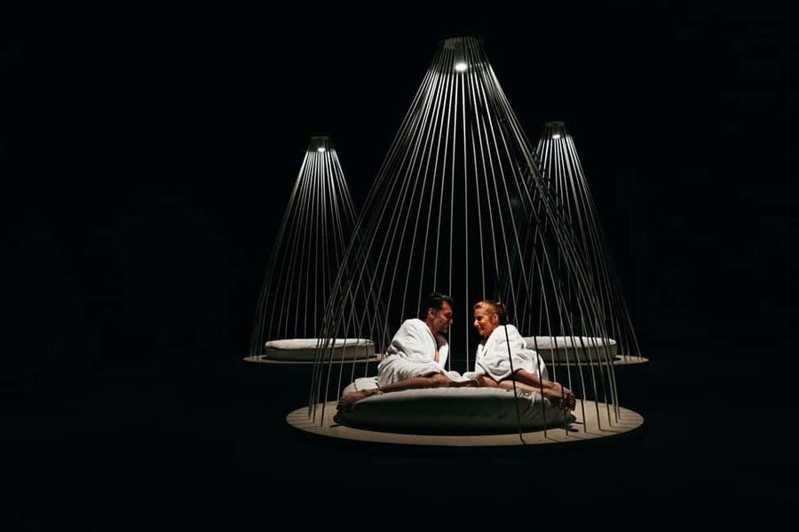Milan: QC Termemilano Spa Admission Ticket - A Roman wall setting with a playful Milan twist