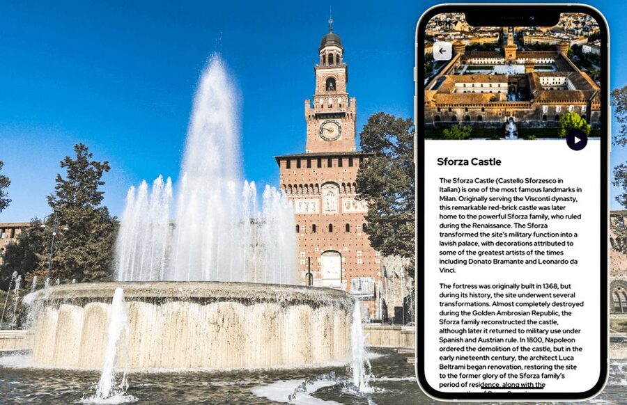 Milan: Sforza Castle Entry Ticket with Digital Audio Guide - The Castle Grounds and Defensive Walls
