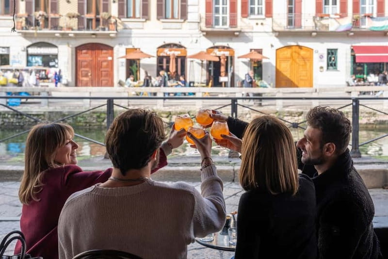 Milan: Sunset Navigli Food & Drinks Tour with a Local - Stop seven: gelato beside the canals