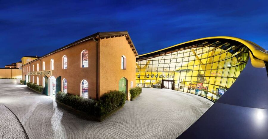 Modena: Enzo Ferrari Museum Entrance Ticket - The yellow building makes a strong first impression
