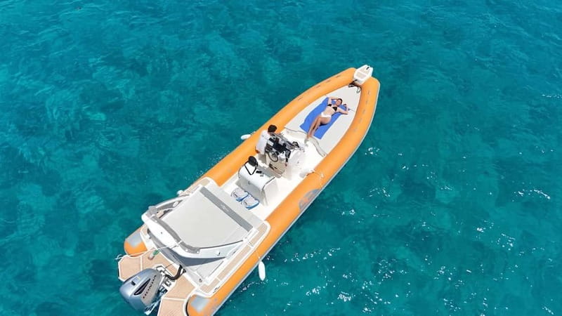Mondello,CapoGallo Reserve Boat Tour with Snacks and Drinks - Mondello’s sandy bay and one hour in the water