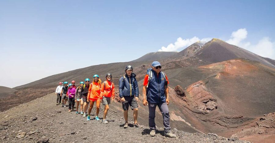 Mount Etna: Guided Volcano Summit Hiking Tour with Cable Car - Crossing the 2002/2003 eruption zone