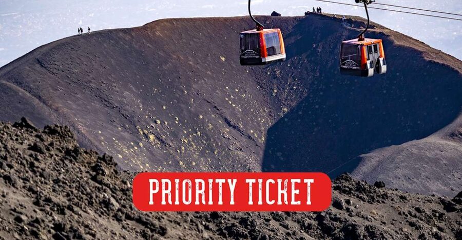 Mount Etna: Return Funivia dell'Etna Cable Car Ticket - Arriving at Piazzale Funivia near Rifugio Sapienza