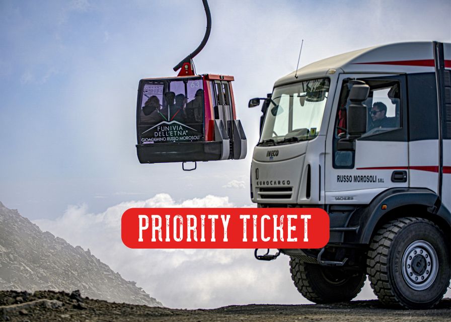 Mount Etna: Roundtrip Cable Car and 4x4 Bus Ticket - Reaching 2,900 meters without a full mountain climb